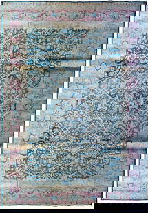 8 x 11 Vintage Persian Tabriz Hand-Knotted Area Rug in Soft Hues: 8 x 11 Vintage Persian Tabriz Hand-Knotted Area Rug in Soft Hues Enhance your space with this stunning 8 x 11 Vintage Persian Tabriz Rug, showcasing exquisite Persian craftsmanship. Handwoven in the r
