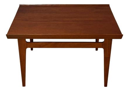 1960s Finn Juhl Teak Coffee Table by France and Son: 1960s Finn Juhl Teak Coffee Table by France and Son Experience mid-century modern elegance with this exquisitely refinished teak coffee table designed by Finn Juhl for France and Son. Crafted in Denma