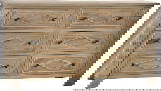 Country Farmhouse Paxton Dresser in Reclaimed Old Pine 36H 66W 22D: Country Farmhouse Paxton Dresser in Reclaimed Old Pine 36H 66W 22D Introducing the Elegant Reclaimed Pine Paxton Dresser, a stunning addition to your home decor that embodies the charm of country farm