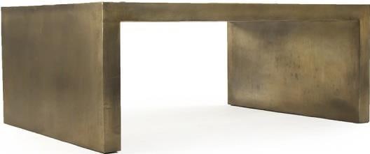 Zentique Aristide Square Coffee Table Sienna Finish 19.25H 48W 34.25D: Zentique Aristide Square Coffee Table Sienna Finish 19.25H 48W 34.25D Introducing the Traditional Sienna Aristide Coffee Table, a stunning addition to any living space. This square coffee table featur