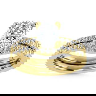 14K Yellow Gold Lab Grown Diamond 1 3/4 Ct.Tw. Oval Shape Hidden Halo Engagement Ring: 14K Yellow Gold Lab Grown Diamond 1 3/4 Ct.Tw. Oval Shape Hidden Halo Engagement Ring Stone Shape: oval/round Stone Color: G-H Stone Clarity: SI Stone Weight: 1.75 Stone Setting: micro prong Metal: 14