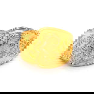 Elegant 24k Gold Dome Band Ring Size 5 Hallmarked 999.9: Elegant 24k Gold Dome Band Ring Size 5 Hallmarked 999.9 Elevate your jewelry collection with this stunning 24k Gold Dome Band Ring, a perfect blend of luxury and elegance. Crafted from solid 24 karat