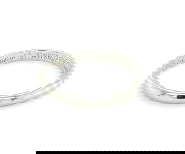 Cartier Platinum 2.5mm Wide Dome Wedding Band Ring Size 8: Cartier Platinum 2.5mm Wide Dome Wedding Band Ring Size 8 Discover the elegance of this Cartier Platinum Dome Wedding Band Ring, featuring a polished 2.5mm wide design. Crafted from high-quality plati