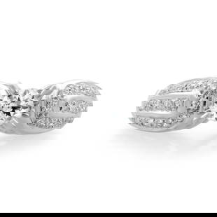 Rachel Koen 14K White Gold 0.50ct Diamond Solitaire Engagement Ring: Rachel Koen 14K White Gold 0.50ct Diamond Solitaire Engagement Ring This stunning Rachel Koen engagement ring is crafted from 14K white gold and features a beautiful solitaire design with accent diamo
