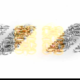 Roberto Coin Barocco Huggie Earrings 18k Rose Gold Diamonds 0.31ct: Roberto Coin Barocco Huggie Earrings 18k Rose Gold Diamonds 0.31ct Elevate your jewelry collection with the Roberto Coin Barocco Diamond 18k Rose Gold Earrings. These exquisite huggie earrings are met