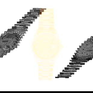 Rolex Daydate President 18238 Diamond Dial YG AM Bracelet: Rolex Daydate President 18238 Diamond Dial YG AM Bracelet Introducing the Rolex Daydate President, a stunning timepiece designed for men. The watch features a luxurious diamond dial and a diamond beze