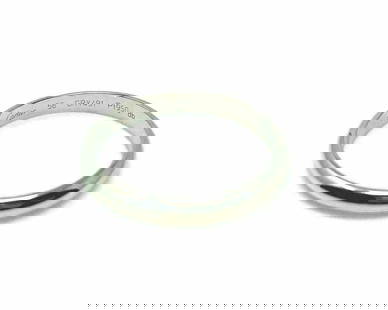 Cartier 1895 Platinum Wedding Band Ring with Certificate Size 7.5: Cartier 1895 Platinum Wedding Band Ring with Certificate Size 7.5 This exquisite Cartier 1895 Platinum Wedding Band Ring is a timeless piece, crafted from high-quality platinum with a purity of 950. T