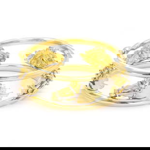 Roberto Coin 18k Gold Horse Bracelet with Diamonds: Roberto Coin 18k Gold Horse Bracelet with Diamonds This is a beautiful authentic open design bracelet by Roberto Coin, it is crafted from 18k yellow and white gold with a polished finish. The band is