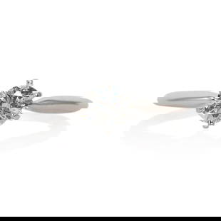 18K White Gold .42ct GIA Certified Diamond Engagement Ring Size 4.25: 18K White Gold .42ct GIA Certified Diamond Engagement Ring Size 4.25 This exquisite 18K White Gold Diamond Wedding Ring features a stunning round brilliant cut diamond, weighing .42 carats. The diamon