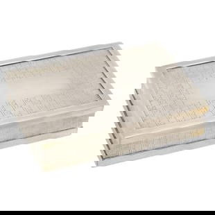 Rare Gucci Vintage Steel Cigar Jewelry Box with Brown Lacquer Interior: Rare Gucci Vintage Steel Cigar Jewelry Box with Brown Lacquer Interior Discover this exquisite Gucci Vintage Steel Jewelry/Cigar Box, a rare find that effortlessly combines style and functionality. Fe