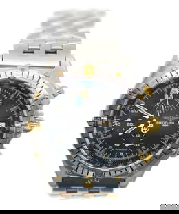 Breitling Chronomat B13047 Two Tone Stainless Steel Watch Authentic: Breitling Chronomat B13047 Two Tone Stainless Steel Watch Authentic Presenting the Breitling Chronomat Two Tone Stainless Steel Watch (Model: B13047), a distinguished wristwatch crafted for precision