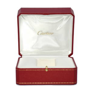 Cartier Presentation Box for Single Watch 6x5x4 inches 100% Authentic: Cartier Presentation Box for Single Watch 6x5x4 inches 100% Authentic This elegant Cartier presentation box is perfect for housing your precious timepiece. Crafted with attention to detail, this box m