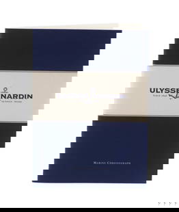 Ulysse Nardin Marine Chronograph Manual Booklet: Ulysse Nardin Marine Chronograph Manual Booklet Explore the Ulysse Nardin Marine Chronograph Booklet Manual, a sophisticated manual-type watch from the renowned Ulysse Nardin brand. This pre-owned mod