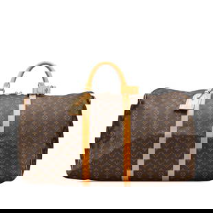 Louis Vuitton Monogram Keepall 60 Travel Bag Canvas Brown: Louis Vuitton Monogram Keepall 60 Travel Bag Canvas Brown The Louis Vuitton Monogram Keepall 60 is a luxurious travel bag crafted from durable monogram canvas and complemented by vachetta leather trim