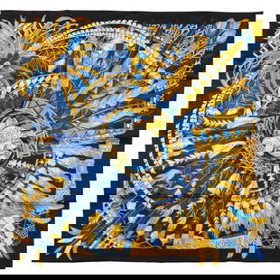 Hermes Danse Pacifique Black Silk Scarf 35in Luxury Craftsmanship: Hermes Danse Pacifique Black Silk Scarf 35in Luxury Craftsmanship This exquisite Hermes Danse Pacifique silk scarf features a striking black design that captures the essence of elegance. Measuring 35