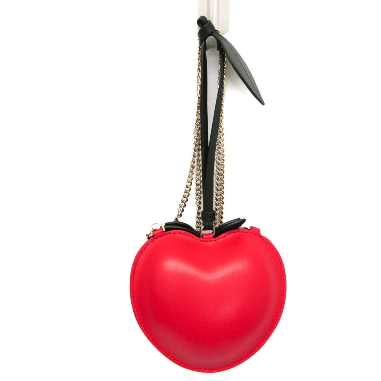 Kate Spade Cherries PXRUB279 Dark Green Red Leather Shoulder Bag: Kate Spade Cherries PXRUB279 Dark Green Red Leather Shoulder Bag Introducing the Kate Spade Cherries PXRUB279 Women's Leather Shoulder Bag, a stylish accessory that combines functionality with a playf