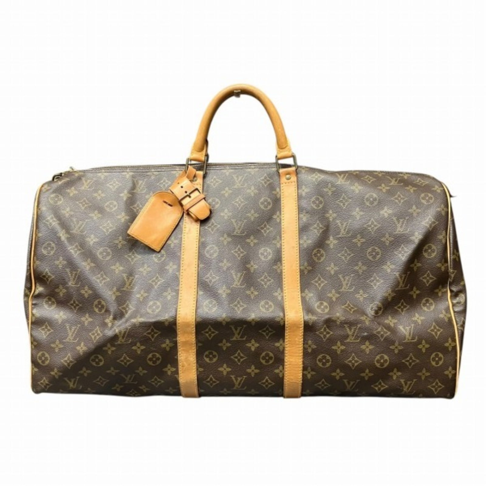 Louis Vuitton Monogram Keepall 60 M41422 Boston Bag Brown Unisex: Louis Vuitton Monogram Keepall 60 M41422 Boston Bag Brown Unisex Introducing the Louis Vuitton Monogram Keepall 60 M41422, an iconic Boston bag that effortlessly blends style and functionality. Crafte