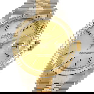 Rolex Datejust 16013 Automatic Men's Watch Stainless Steel Yellow Gold: Rolex Datejust 16013 Automatic Men's Watch Stainless Steel Yellow Gold The Rolex Datejust 16013 is a distinguished wristwatch that combines elegance with functionality. Designed for men, this automati