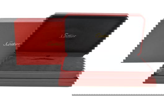 Authentic Cartier Red Presentation Watch Box 11x7x3 Inches: Authentic Cartier Red Presentation Watch Box 11x7x3 Inches This authentic Cartier red watch box is a perfect presentation piece for your timepiece. Crafted from fabric paper and cardboard, it features
