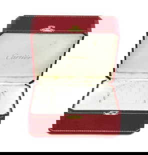 Cartier Red Presentation Box for Single Watch 100% Authentic: Cartier Red Presentation Box for Single Watch 100% Authentic This elegant Cartier Red Watch Box is the perfect presentation case for any watch enthusiast. Designed to hold a single watch, it features