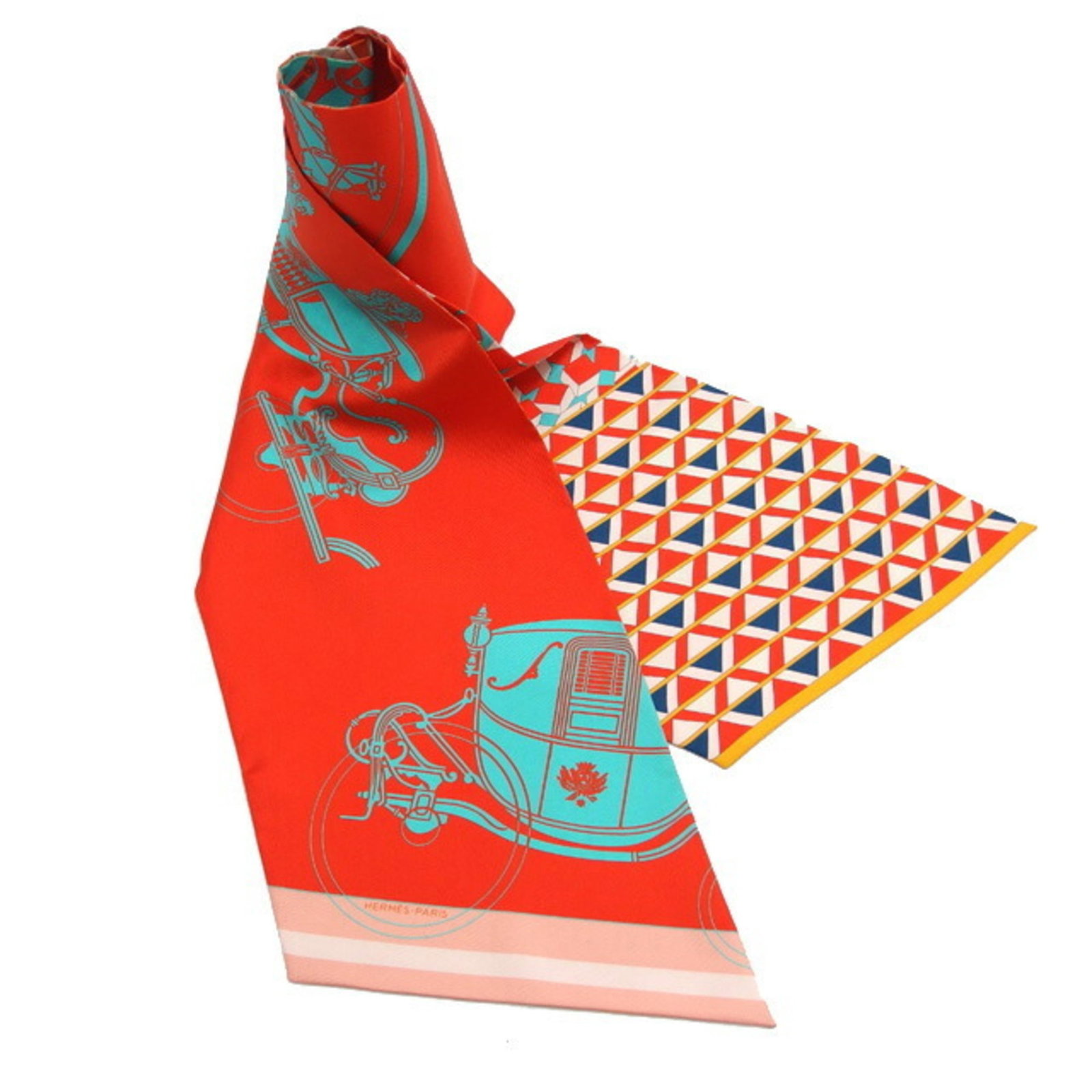 Hermes Ex-Libris Reversible Maxi Twilly Scarf 1.56m x 1.3m: Hermes Ex-Libris Reversible Maxi Twilly Scarf 1.56m x 1.3m Introducing the exquisite Hermes Ex-Libris en Cravates Reversible Maxi Twilly, a versatile accessory designed for women. This luxurious scarf