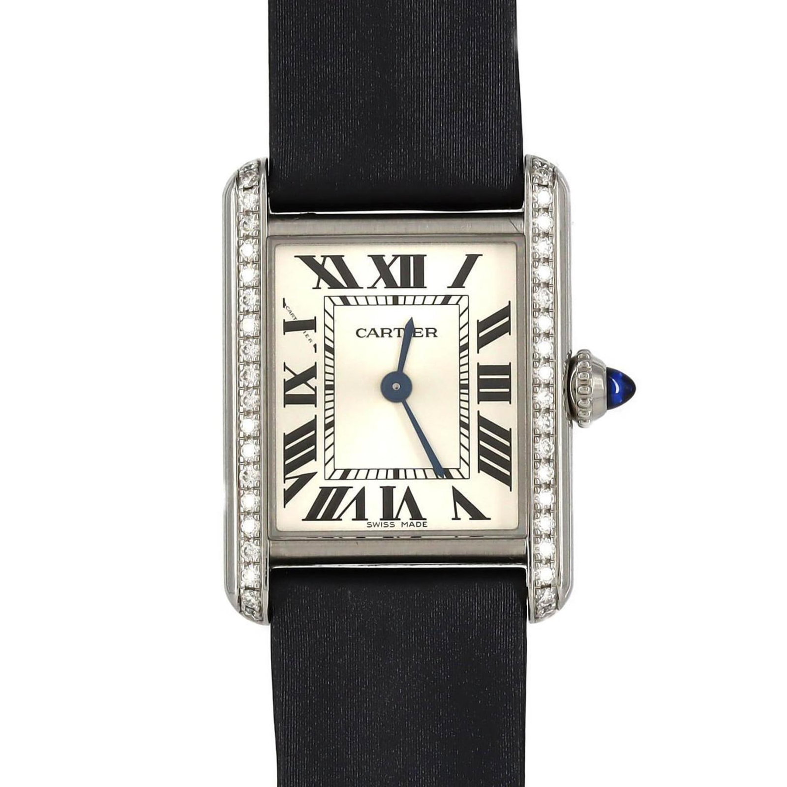 Cartier Tank Must SM D W4TA0016 Women's Quartz Stainless Steel Wristwatch: Cartier Tank Must SM D W4TA0016 Women's Quartz Stainless Steel Wristwatch This elegant Cartier Tank Must SM D W4TA0016 wristwatch is designed for women, showcasing a refined stainless steel case and a