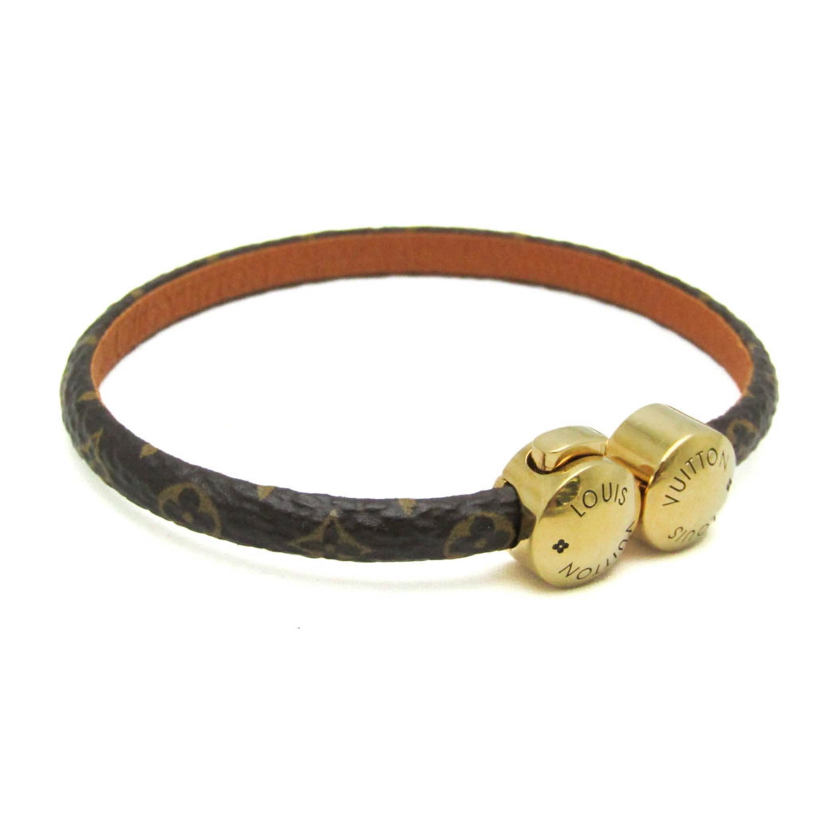 Louis Vuitton Monogram Bracelet Historic Mini M6407 Women's Bangle: Louis Vuitton Monogram Bracelet Historic Mini M6407 Women's Bangle Elevate your style with the Louis Vuitton Monogram Bangle, a perfect blend of elegance and casual charm. This exquisite bracelet feat