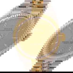 ROLEX Oyster Perpetual 67513 Automatic Watch K18 Yellow Gold Stainless Steel: ROLEX Oyster Perpetual 67513 Automatic Watch K18 Yellow Gold Stainless Steel Experience luxury with this ROLEX Oyster Perpetual Automatic Watch, featuring a stunning combination of K18 yellow gold and