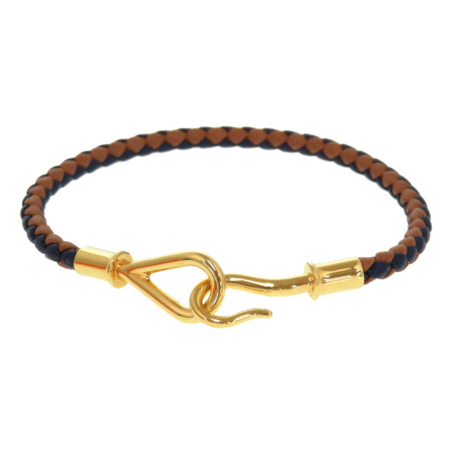 Hermes Jumbo Charm Bracelet Black Brown Leather 17cm Women: Hermes Jumbo Charm Bracelet Black Brown Leather 17cm Women This exquisite Hermes Jumbo Bracelet is a stunning charm bracelet designed for women. Crafted from high-quality leather, it features a stylis