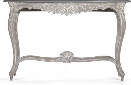 Zentique Reuben Console Table 33H 54.75W 23.75D Charcoal Elm Oak Plywood: Zentique Reuben Console Table 33H 54.75W 23.75D Charcoal Elm Oak Plywood Elevate your living space with the Traditional Reuben Console Table, a stunning piece that embodies English traditional style.