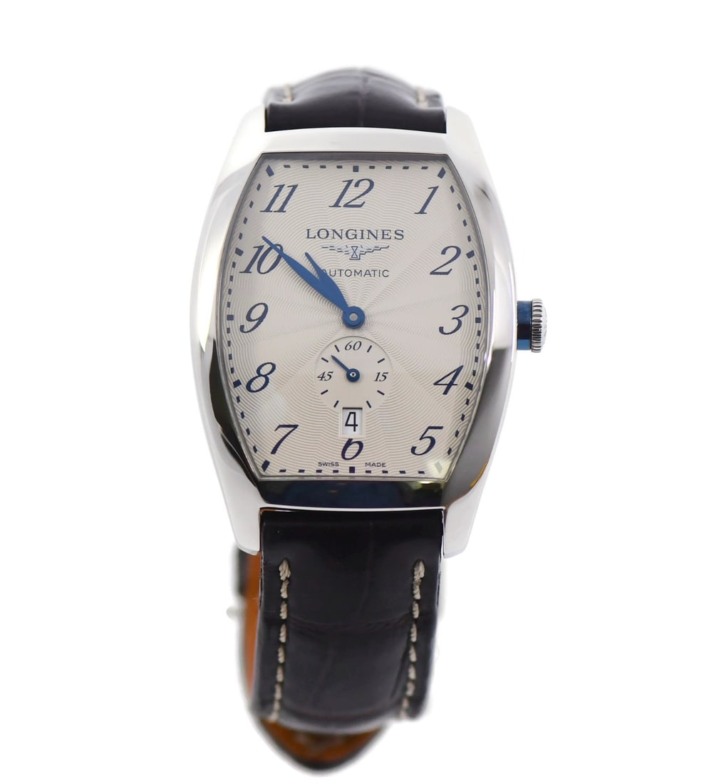 Longines Evidenza L2.642.4 Stainless Steel Automatic Watch with Box: Longines Evidenza L2.642.4 Stainless Steel Automatic Watch with Box The Longines Evidenza L2.642.4 is a sophisticated wristwatch that combines elegance with functionality. Featuring a mechanical (auto