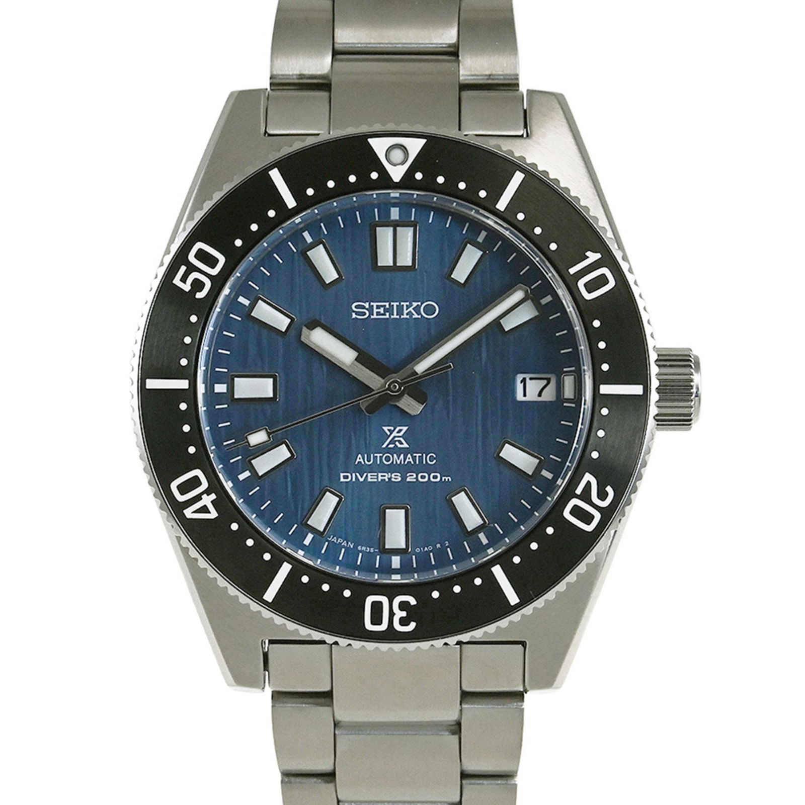 ◆Blue07◆ Seiko 7t62 0dp0 Blue Face Tachymeter Men's Watch