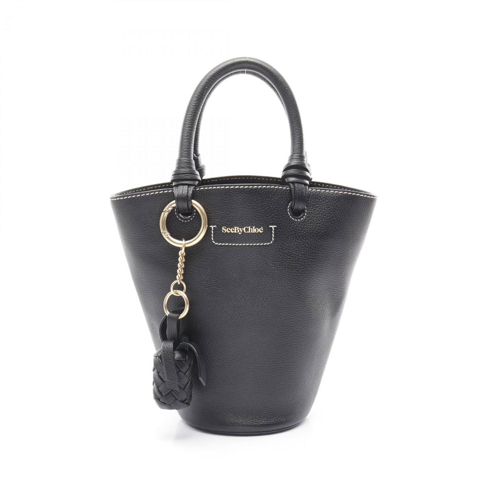 See by Chloe Cecilia Mini Leather Handbag Black for Women: See by Chloe Cecilia Mini Leather Handbag Black for Women Introducing the SEE BY CHLOE Cecilia Mini Handbag, a stylish accessory crafted from high-quality leather in a sleek black finish. This handbag