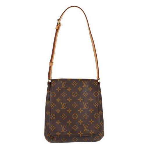 Louis Vuitton Musette Tango Short Shoulder Bag Monogram Brown