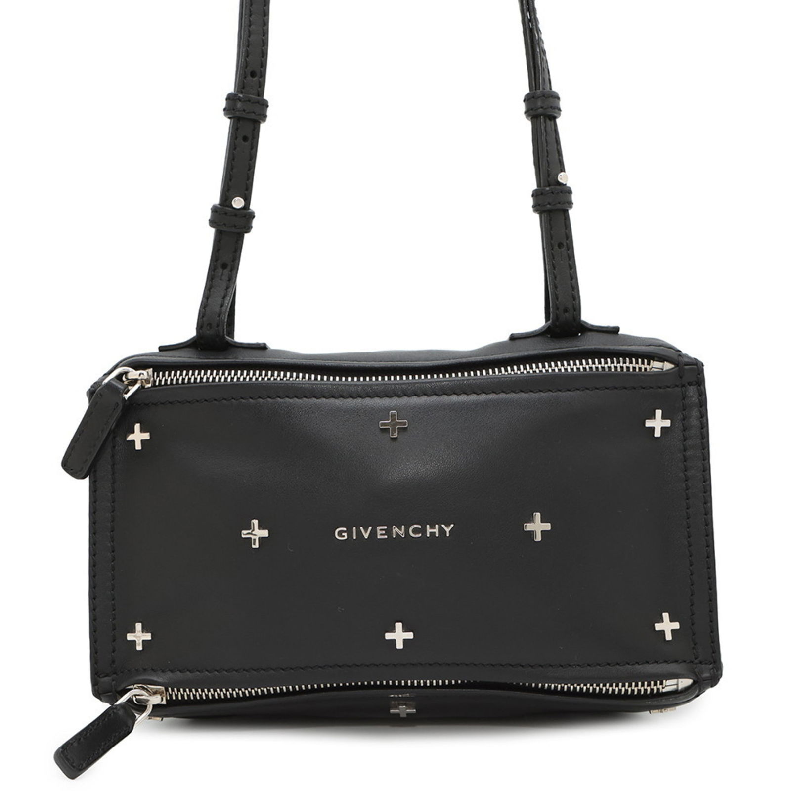 Givenchy BB500AB06B Black Leather Shoulder Bag for Women: Givenchy BB500AB06B Black Leather Shoulder Bag for Women Introducing the Givenchy Small Leather Shoulder Bag, model BB500AB06B, designed for the modern woman. This sleek and stylish bag is crafted fro