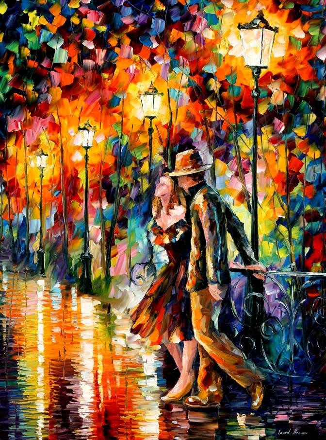 Tempter by Leonid Afremov Limited Edition Giclee 1/25 Canvas 91x122 cm: Tempter by Leonid Afremov Limited Edition Giclee 1/25 Canvas 91x122 cm Introducing the limited edition giclee artwork "Tempter" by acclaimed artist Leonid Afremov. This exquisite piece is one of only