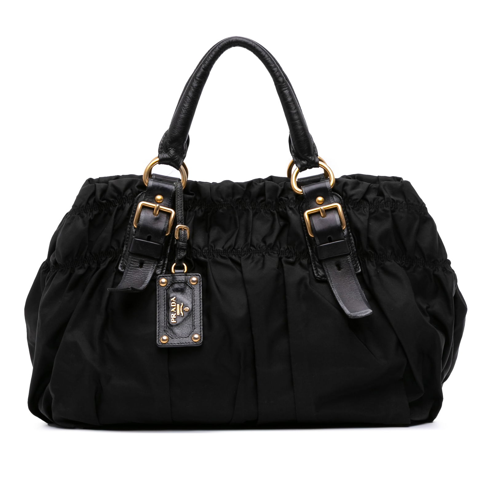 バッグ PRADA NERO Prada Nero Tessuto Graphic Slvr Tone Hdw Backpack