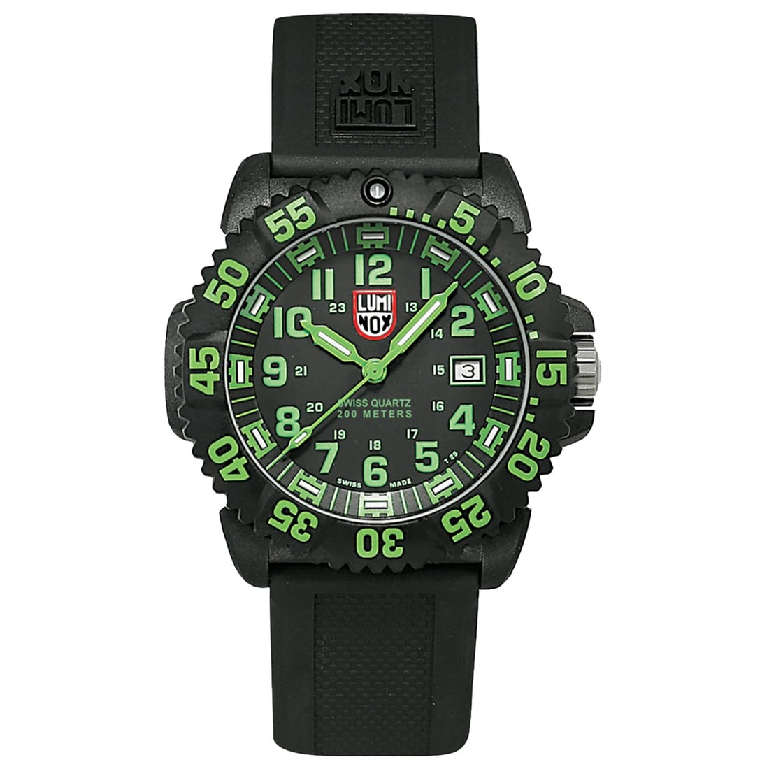 Luminox Navy Seal Colormark 44mm Black Dial Quartz Men's Watch: Luminox Navy Seal Colormark 44mm Black Dial Quartz Men's Watch Introducing the Luminox Navy Seal Colormark Men's Watch, a robust wristwatch designed for casual military style. This timepiece features 