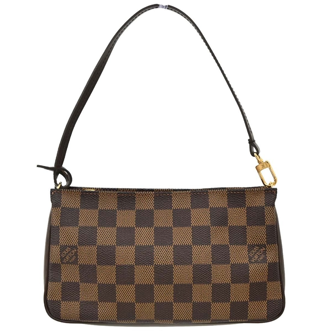 Louis Vuitton Damier Navona Mini Handbag N51983 Brown Pouch: Louis Vuitton Damier Navona Mini Handbag N51983 Brown Pouch This Louis Vuitton Damier Navona Handbag (Model: N51983) showcases the iconic Damier Ebene pattern, exuding a timeless elegance. With a comp