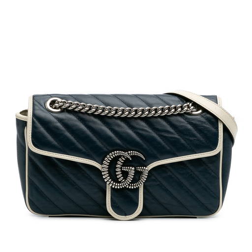 Blue Gg Marmont MatelassÃ© Velvet Belt Bag Gucci Gg Marmont