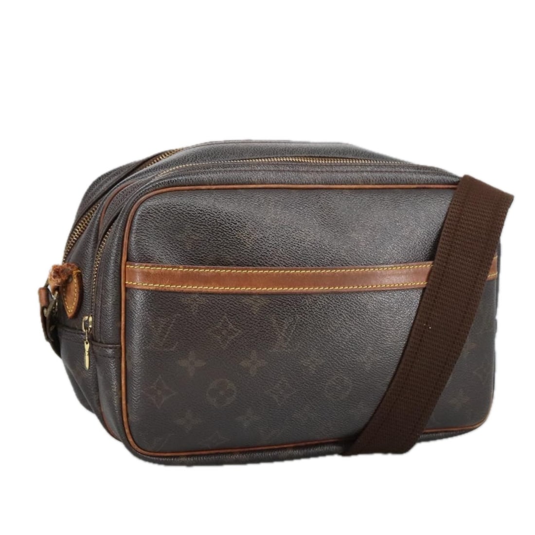 Louis Vuitton Monogram Reporter PM Shoulder Bag M45254 Authenticated: Louis Vuitton Monogram Reporter PM Shoulder Bag M45254 Authenticated This Louis Vuitton Monogram Reporter PM Shoulder Bag (Model M45254) is crafted from durable Monogram Canvas, showcasing the iconic 