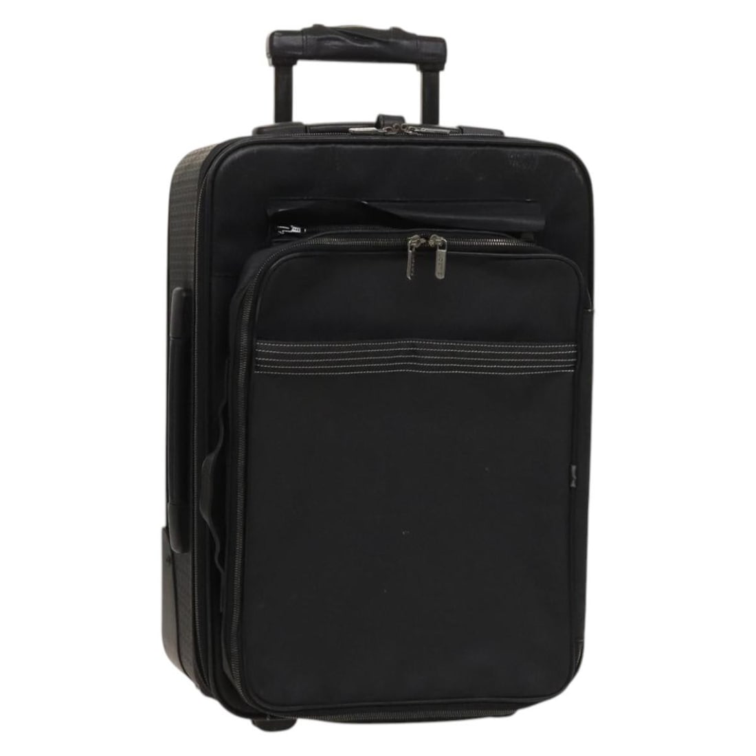 LOEWE Anagram PVC Black Silver Carry Case Trunk Bag: LOEWE Anagram PVC Black Silver Carry Case Trunk Bag Experience the sophisticated blend of style and functionality with this LOEWE Carry Case, featuring a sleek anagram design. Crafted from durable PVC