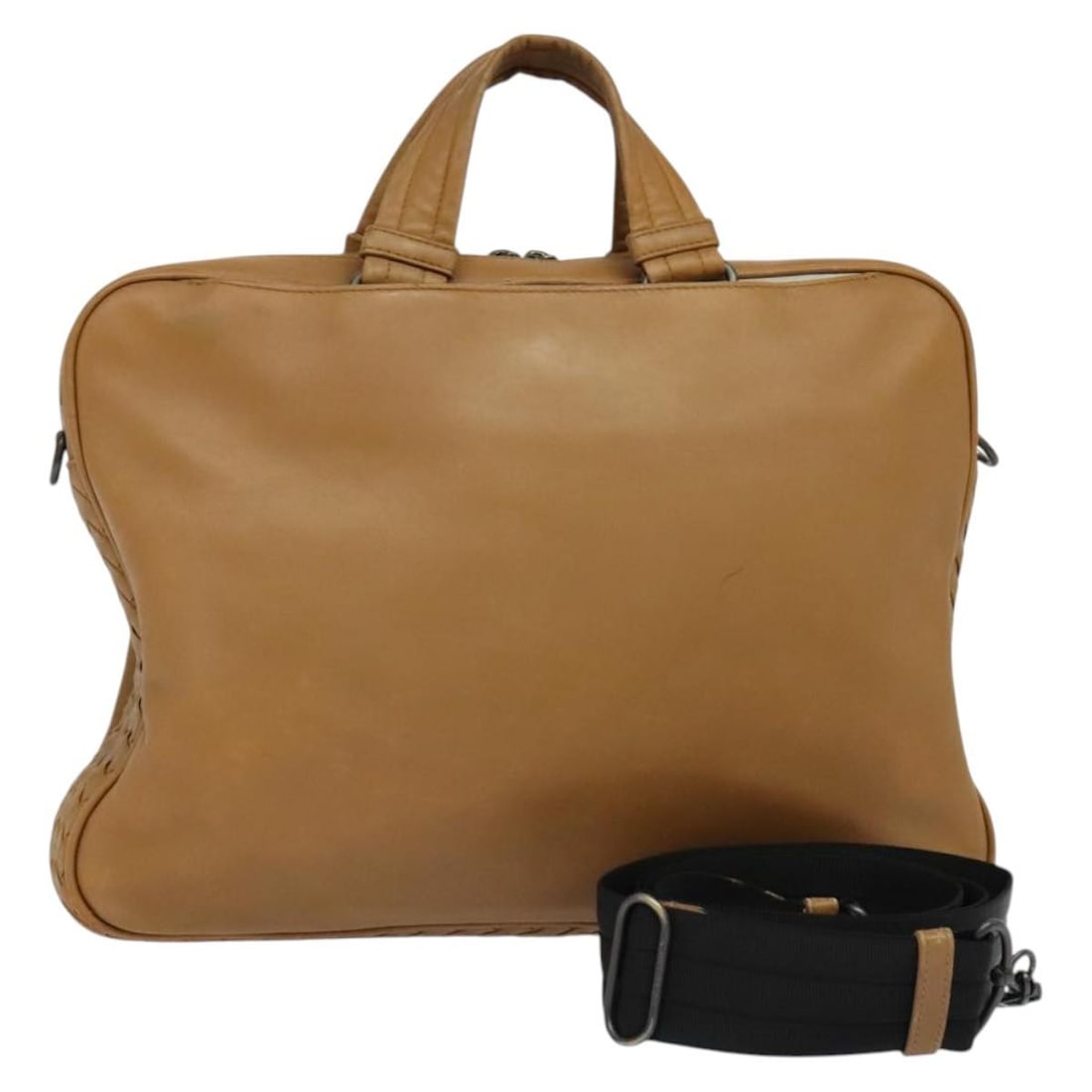 Bottega Veneta Intrecciato Leather Hand Bag Brown 2-Way Made in Italy: Bottega Veneta Intrecciato Leather Hand Bag Brown 2-Way Made in Italy This exquisite Bottega Veneta Intrecciato handbag is crafted from high-quality leather in a rich brown color. Designed for versati