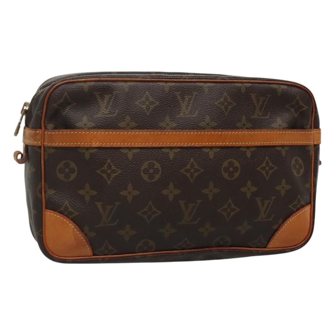 Louis Vuitton Monogram Compiegne 28 Clutch Bag M51845 Authentic: Louis Vuitton Monogram Compiegne 28 Clutch Bag M51845 Authentic Elevate your accessory game with this Louis Vuitton Monogram Compiegne 28 Clutch Bag. Crafted from durable Monogram Canvas, this stylish