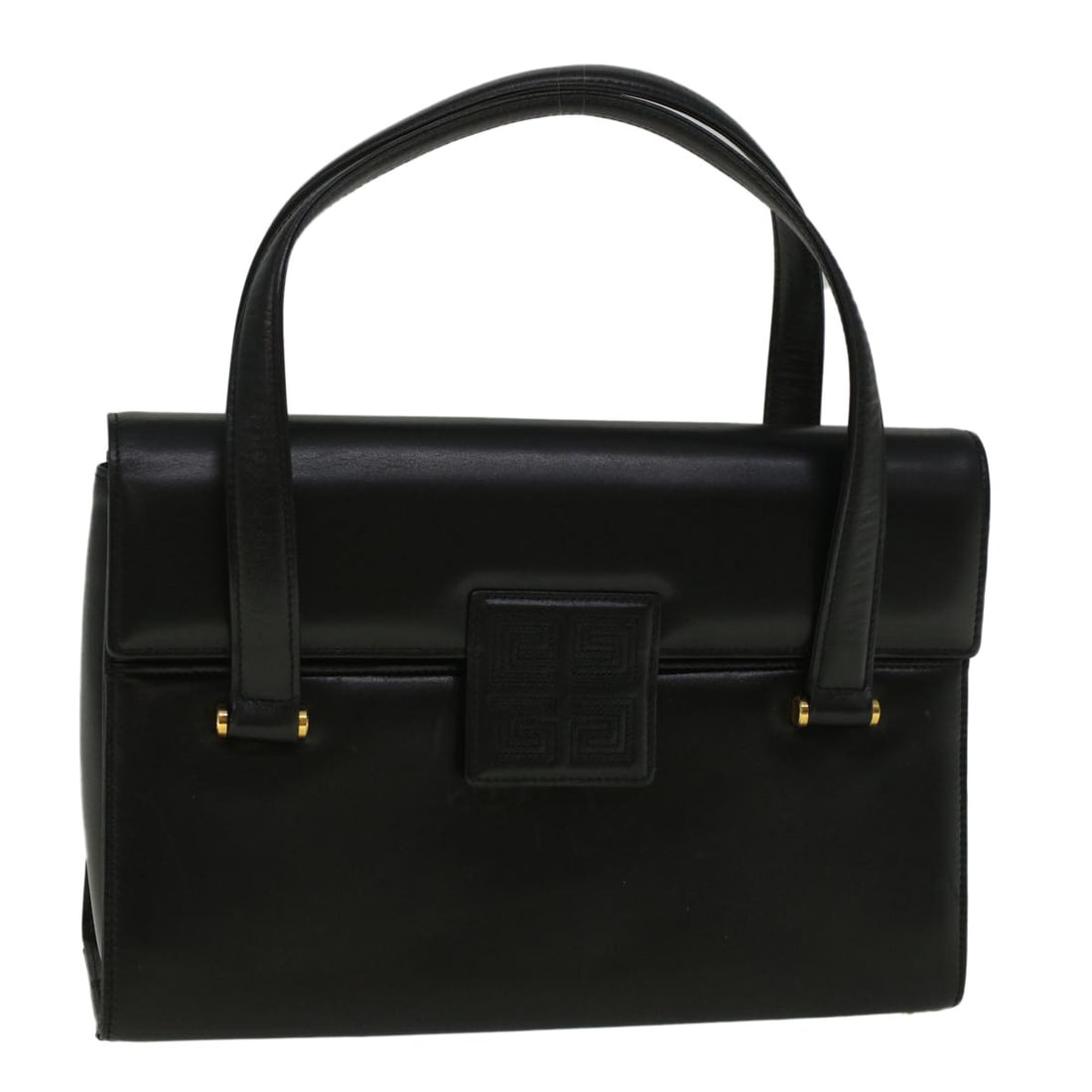 GIVENCHY Black Leather Hand Bag Auth BS9526 Made in Japan: GIVENCHY Black Leather Hand Bag Auth BS9526 Made in Japan This GIVENCHY hand bag is crafted from high-quality leather in a sleek black finish. The bag features a classic design and is ideal for everyd