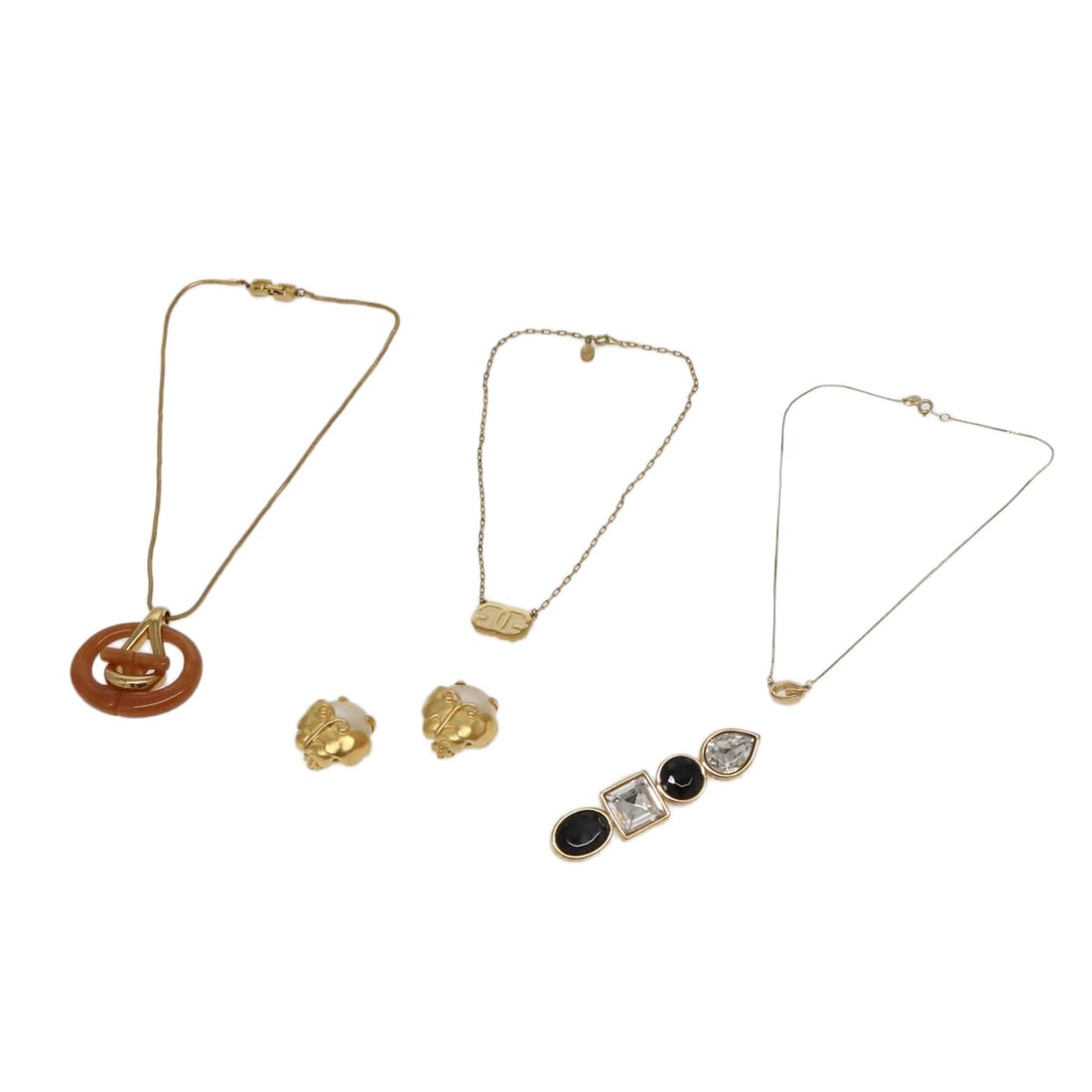 GIVENCHY Metal Accessory Case Set of 5 Gold Beige Black: GIVENCHY Metal Accessory Case Set of 5 Gold Beige Black This GIVENCHY accessory case is a stylish and practical addition to your collection. Crafted from durable metal, it features a striking combinat