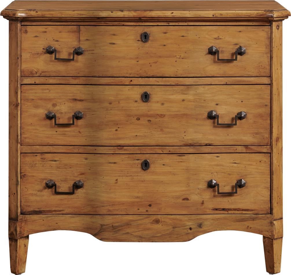 Port Eliot French Antique Style Breakfront Chest in Olde Pine: Port Eliot French Antique Style Breakfront Chest in Olde Pine This sophisticated French antique-style chest, crafted by Port Eliot, combines timeless elegance with practical design. Featuring angled l