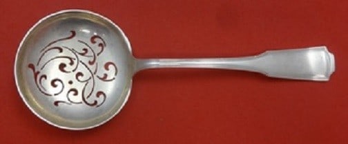 Frank Smith American Chippendale Sterling Silver Pierced Spoon 8.5": Frank Smith American Chippendale Sterling Silver Pierced Spoon 8.5" This exquisite serving spoon features the classic American Chippendale pattern by Frank Smith. Crafted from high-quality sterling si