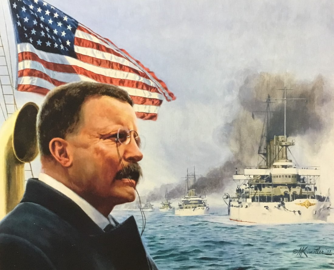 Mort Kunstler Great White Fleet Sails Custom Framed Print 15 x 18 Multi-Color Art: Mort Kunstler Great White Fleet Sails Custom Framed Print 15 x 18 Multi-Color Art This stunning custom framed print titled "Great White Fleet Sails" by Mort Kunstler captures the essence of realism in