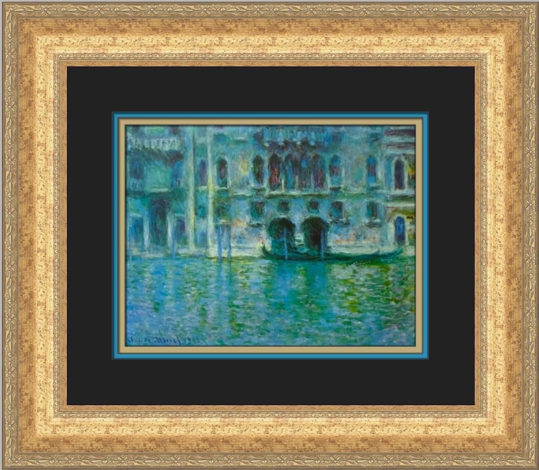 Claude Monet Palazzo Da Mula Custom Framed Print 1987 Art: Claude Monet Palazzo Da Mula Custom Framed Print 1987 Art This beautifully custom framed print features Claude Monet's renowned artwork titled "Palazzo Da Mula." Measuring 17 inches in height and 19 i